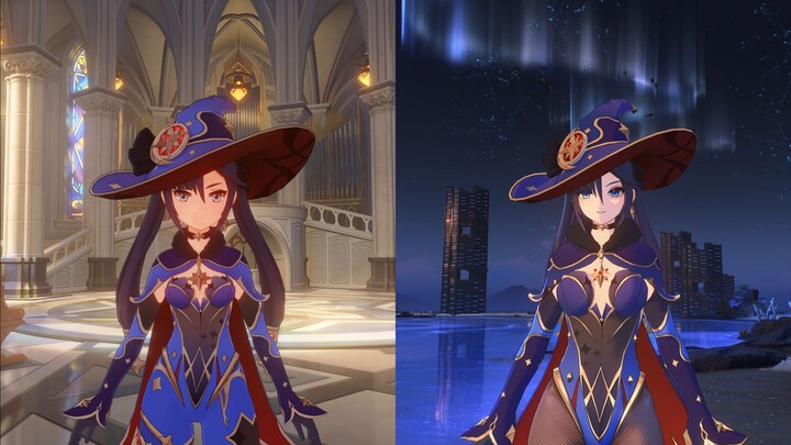 Mona from Honkai: Star Rail vs. Mona from Genshin Impact