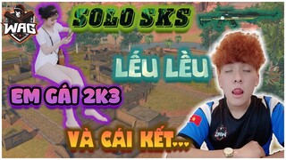 [ Garena FreeFire ] Solo Oneshot SKS Vs Hot Girl 2k3 Nếu Thắng Thì Được Lếu Lều Và Cái Kết - Học Mõm