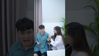 SHK - Anh trai mắc bệnh sợ y tá - My brother has a fear of nurses #shorts