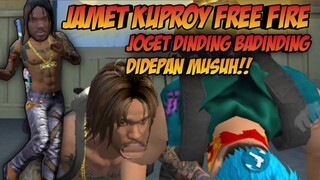 JADI JAMET KUPROY!! AUTO JOGET DINDING BADINDING DIDEPAN MUSUH|| FREE FIRE