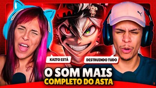 KAITO - Anti Magia | Asta (Black Clover) | [React em Casal] 🔥