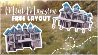 Roblox Bloxburg - Mini Mansion Free Layout Ideas - Minami Oroi