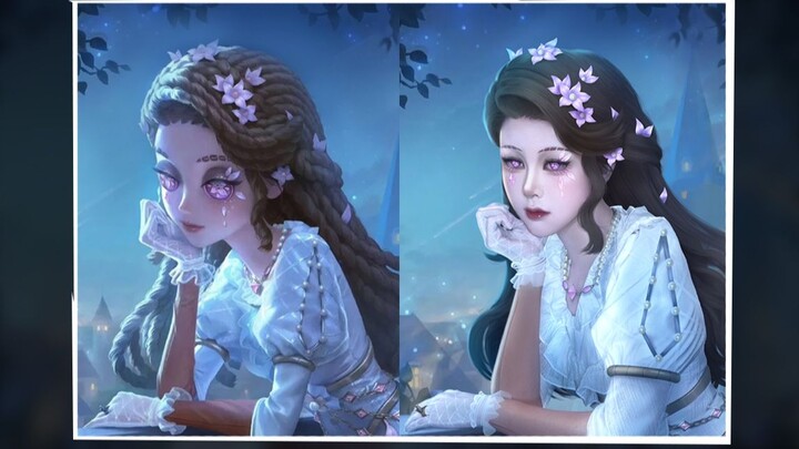 【Identity V】 مكياج مستوحى من عالمة النفس جولييت: الحب ريحٌ تهبّ مع زفرةٍ خافتة.