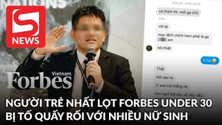 Người trẻ nhất vừa lọt top Forbes under 30 bị tố "nhạy cảm" với nhiều nữ sinh trẻ tuổi?