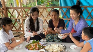 Lần Đầu Làm Gỏi Khoai Môn Hải Sản Chiên Giòn Đãi Cả Nhà | NĐMT #111