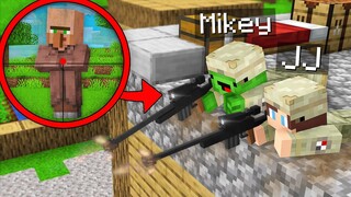 How Mikey and JJ Became Secret Snipers in Minecraft (Maizen)