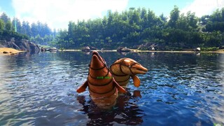 Ark: Survival Evolved - حوت الملك! مخلوق بحري أسطوري، سلاح رجل شجاع في الكهوف!
