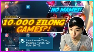 Imagine playing Zilong 10000 games | MLBB