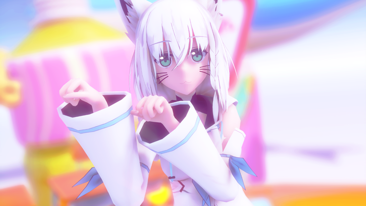 【MMD】จิ้งจอกน้อยพาคุณเข้าไปในตรอกสีน้ำเงินเข้ม~