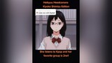 Reply to  this one is also hard but here's kiyoko! hope u like it🥰 fyp fypシ anime haikyuu headcannons kiyoko kiyokoshimizu
