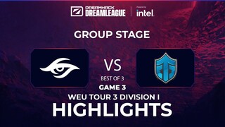 Game 3: Team Secret vs Entity Gaming (Nisha vs Stormstormer | BO3) DPC WEU 2022 Tour 3: Division I