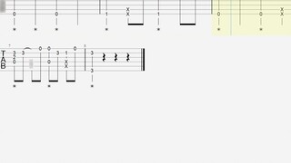【Tab Gitar Fingerstyle】 Dua Harimau Suka Menari🕺～