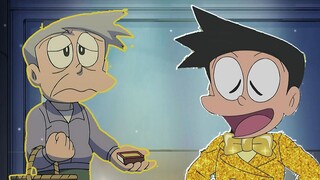 Doraemon: Suneo khoe khoang sự giàu có của mình bằng vàng 24K nhưng lại thua học sinh chuyển trường,