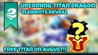 Upcoming Wind Titan Dragon is Free!!! Elements Reveal | Dragon City 2020 |