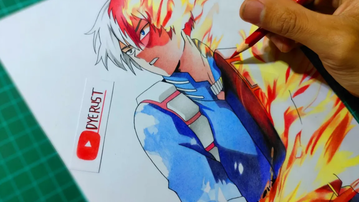 วาดโทโดโรกิ โชโตะ My hero academia