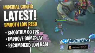 Latest! Imperial Smoothest Config - Anti Lag Map - Smoothly 60 FPS - Feels like iPhone | MLBB