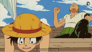 ONE PIECE MOMENT - PERTAMAKALINYA ZORO CURHAT KE LUFFY DAN MALAH KENA ROASTING