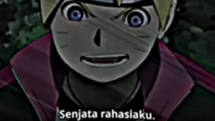 boruto mengeluarkan jurus rahasianya 😎