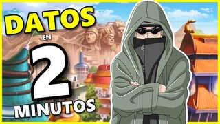 🍥DATOS Y CURIOSIDADES DE SHINO ABURAME EN 2 MINUTOS 🕜 NARUTO SHIPPUDEN