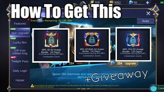 How To Get This Cool!! MPL Season Border Tutorial (Tagalog)