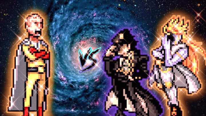 Saitama vs. Jotaro DIO (Melampaui Surga)