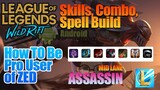 How To Play ZED Skills, Combo, Spell, Runes, & Counter Build for Beginners | LoL: WILD RIFT