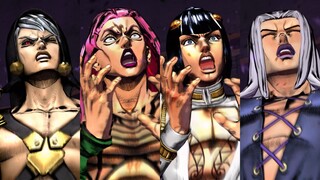 เสียงกรีดร้องของตัวละครใน Golden Wind ที่ถูกพิษควันสีม่วง