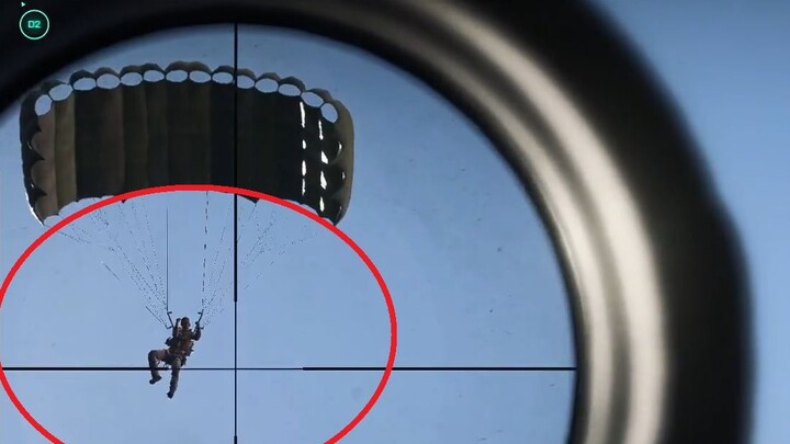 CSGO Eggplant tried out the new game "Battlefield 2042", the sniper is so accurate! !