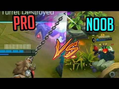 PRO VS NOOB PLAYERS FUNNY MOMENTS | GORD CHEATING? ML/MOBILE LEGENDS