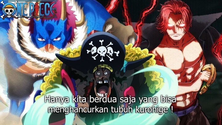 FULL ONE PIECE TERBARU - SHANKS MEMBANTAI SEMUANYA! KUROHIGE HAMPIR MATI TERKENA HAOSHOKU HAKI DEWA