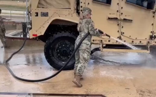 If this water gun had a bit more power, I could ride it home from work.