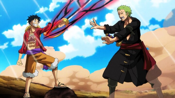 Zoro's Reaction upon Seeing that Luffy Found Gol D. Roger's Legendary Sword - One Piece