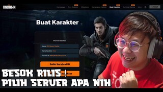 BESOK RILIS ! UNDAWN ! SERVER APA NIH ! YUK BIKIN KARAKTER DLU !!