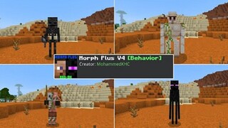 ( MCPE ) CARA BERMAIN MOD MINECRAFT TAPI KITA BISA JADI MOB APAPUN DI MINECRAFT