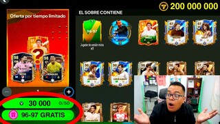 LOS TOTS!!! 🥵 50 SOBRES QUE GARANTIZAN "96-97 GRL" ASEGURADO en FC 24 Mobile *Gano 200 Millones*