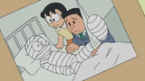 dù có thành THƯƠNG BINH Nobita cũng quyết đến thăm XUKA