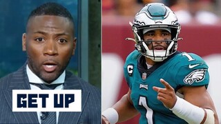 GET UP | Jalen Hurts is looking as dangerous as ever - Ryan Clark on Eagles blow out Commanders 24-8