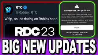 new Roblox Updates Announced.. (Swearing, Dating? and more!)