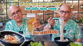 Color Man bị nhân viên "cách ly" khi súc miệng bằng bia Heineken và nước lèo HỦ TIẾU NAM VANG ?!?