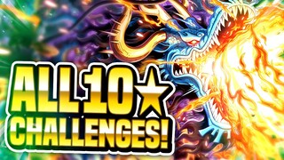 DEX TEAM! 1 TEAM vs. ALL 4 ★10 GARP CHALLENGES! (ONE PIECE Treasure Cruise)