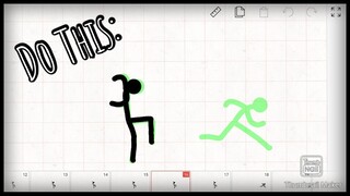 Do this before your stickman starts to run... (Flipaclip Stickman Tutorial)