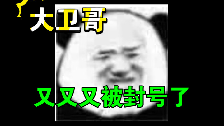 [Statement: Brother David has been banned again. The alternate account is an independent action by f