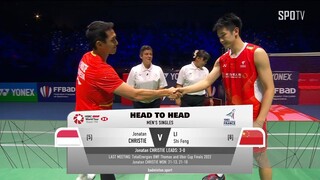 [BWF] MS - Finals｜Jonatan CHRISTIE vs LI Shi Feng H/L | YONEX FRENCH OPEN 2023