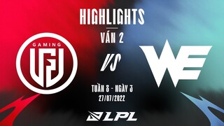 LGD vs WE | Highlights - Game 2 | Tuần 8 Ngày 3 | LPL Mùa Hè 2022