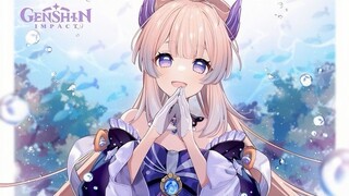 Genshin Impact INDO - Pembahasan Sangonomiya Kokomi Five Star mengenai Artifact dan Skill + Gameplay