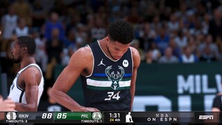 NBA 2K21 Modded Playoffs Showcase | Nets vs Bucks | Full GAME 6 Highlights