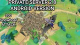 Genshin Impact Private server 2.8 Android - 200 Snowboar king Attack in Konda Village, Inazuma
