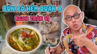 Color Man đưa BÀ XÃ đi ăn sáng, vô tình vào quán Bún bò Huế hẻm quận 4 NGON QUÁ XÁ| Color Man Food