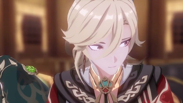 [MMD Chinese Dubbing] Lord Grass God, why do you smile like Albedo?