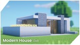 Cara Membuat Survival Modern House 13x8 - Minecraft Tutorial Indonesia